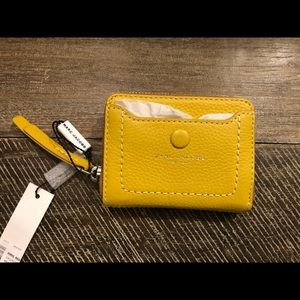 Marc Jacobs mini leather wallet with a snap